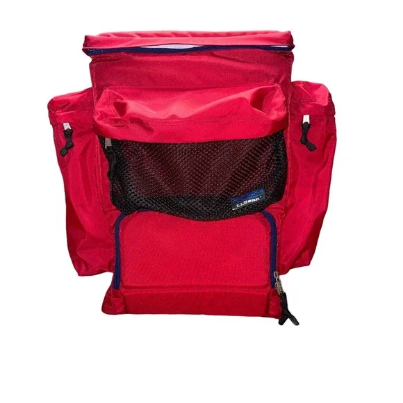 Vintage LL Bean Cooler Backpack Bookbag Hiking Travel Outdoors Camping Bag  Beach